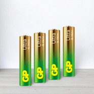 Батарейка лужна GP Ultra alkaline LR3, AAA, 1,5V, 4шт/уп